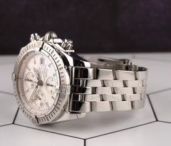 Breitling 44mm Chronomat Evolution Silver Automatic Men's Watch A13356