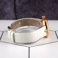 Omega 27.4mm De Ville Prestige 18K RG White MOP Watch 424.53.27.60.55.002