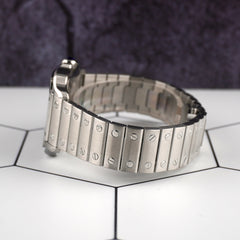 Cartier Santos Medium 35mm Green Dial Stainless Steel Watch 4075/WSSA0061