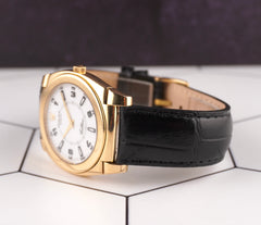 Rolex 36mm Cellini Cestello 18k Yellow Gold white Dial Men's Watch 5330