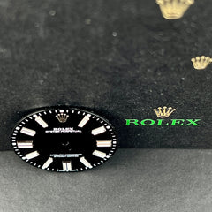 Rolex 41mm Oyster Perpetual Men's Steel Black Dial White Stick Ref: 124300