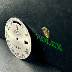 Rolex Day-Date Mens 36mm White Gold Silver Gray Roman Dial President 118239
