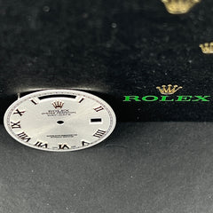 Rolex Day-Date Mens 36mm White Gold Silver Gray Roman Dial President 118239