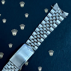 Rolex Datejust 1967 20mm Men's Jubilee Bracelet Steel Crown Band Ref 1601