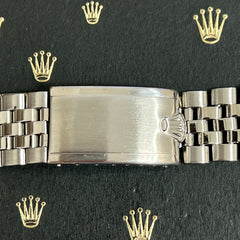 Rolex Datejust 1967 20mm Men's Jubilee Bracelet Steel Crown Band Ref 1601