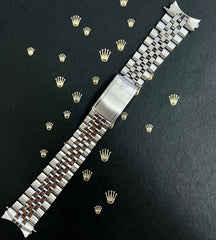 Rolex Datejust 1971 20mm Men's Jubilee Bracelet Steel Band 6251H End 55 Ref 1601