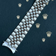 Rolex Datejust 1971 20mm Men's Jubilee Bracelet Steel Band 6251H End 55 Ref 1601