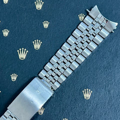 Rolex Datejust 1972 20mm Men's Jubilee Bracelet Steel Crown Band 6251H Ref 1601