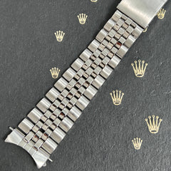 Rolex Datejust 1972 20mm Men's Jubilee Bracelet Steel Crown Band 6251H Ref 1601