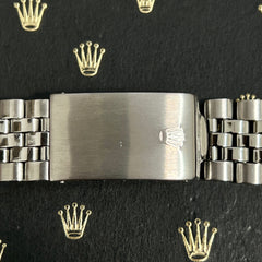 Rolex Datejust 1972 20mm Men's Jubilee Bracelet Steel Crown Band 6251H Ref 1601