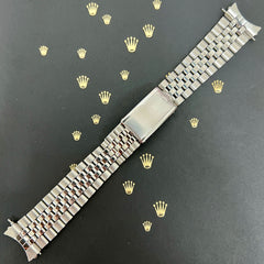Rolex Datejust 1964 20mm Jubilee Bracelet Steel Crown Band 55 Ends Ref 1601