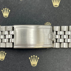 Rolex Datejust 1965 20mm Men's Jubilee Bracelet Steel Crown Band Ref 1601