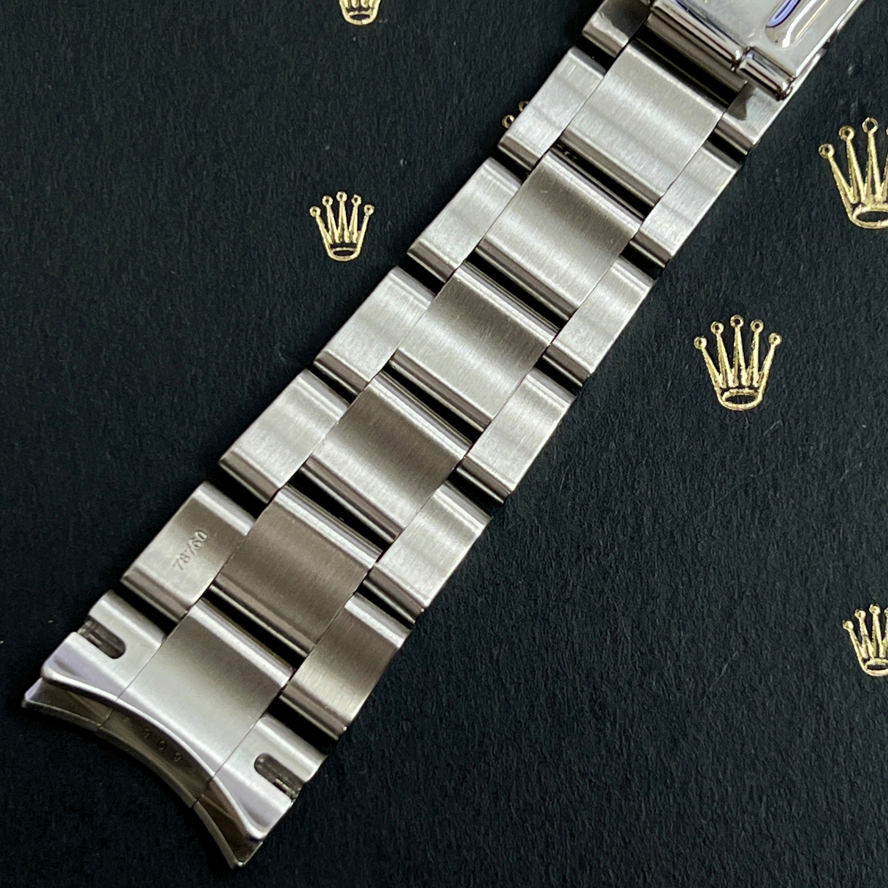 Rolex 20mm Yacht Master Oyster Bracelet 78760 Steel Band – SwissIceCo