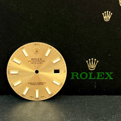 Rolex DateJust II Men's 41mm Yellow Gold Dial Gold Stick Oyster Ref: 116333