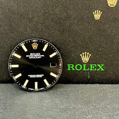 Rolex Datejust 41mm Mens Black Dial Gold Stick Oyster Jubilee Ref: 126333 126303