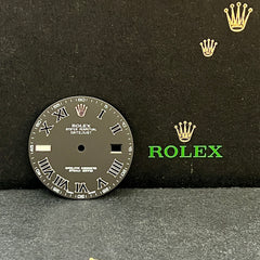 Rolex DateJust 2 41mm Men’s Black Roman Numeral Matte Black Dial 116334 116300