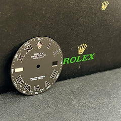 Rolex DateJust 2 41mm Men’s Black Roman Numeral Matte Black Dial 116334 116300