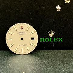 Rolex DateJust 2 Men’s 41mm 2-Tone 18k Gold Ivory White Dial Oyster 116333