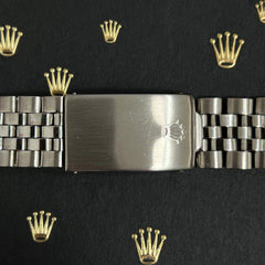 Rolex Datejust 1971 20mm Men's Jubilee Bracelet Steel Crown Band 6251H Ref 1601