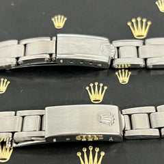 Rolex 13mm Stainless Steel Oyster Flat/Rivet 7834/7204 Band "366/66" Ends 6917