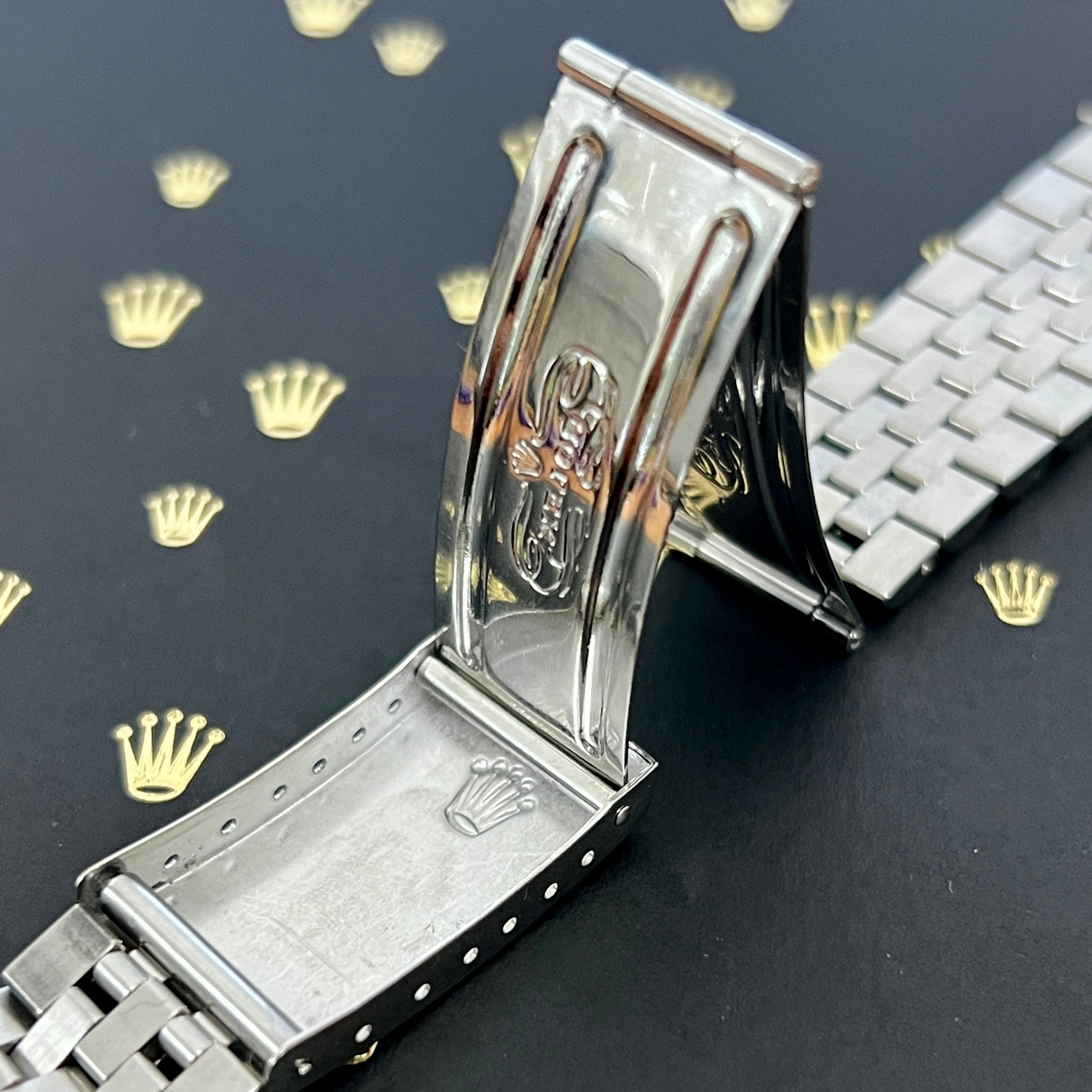 Rolex Date 1978 Men's Jubilee 19mm Bracelet Steel Band 62510H 574