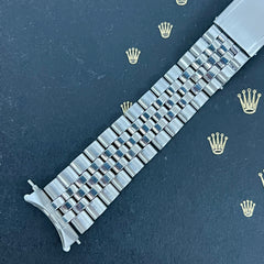 Rolex Datejust 1968 20mm Men's Jubilee Bracelet Steel Crown Band Ref 1601
