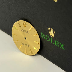 Rolex Men's Oyster Perpetual 34mm Gold Dial Gold Stick Jubilee Oyster Ref: 1005