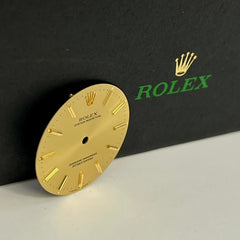 Rolex Men's Oyster Perpetual 34mm Gold Dial Gold Stick Jubilee Oyster Ref: 1005