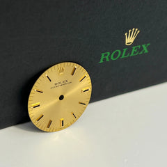 Rolex 31mm Dial Oyster Perpetual Midsize Gold Stick Ref: 6751