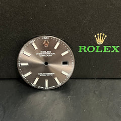Rolex DateJust 41 Men's Grey Rhodium Dial Stick Jubilee Oyster 126300 126334