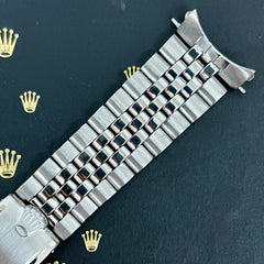 Rolex Datejust 1969 20mm Men's Jubilee Bracelet Steel Crown Band Ref 1601