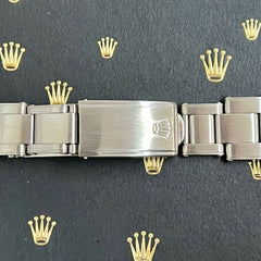 Rolex Vintage 1971 Mens Oyster Rivet 7205 19mm Steel Band 60 Ends Ref:1500 6694