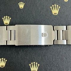 Rolex Date Mens Oyster Bracelet 78350 19mm Steel Band "557" Ends Ref: 15000