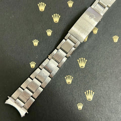 Rolex Date Midsize Oyster 17mm Stainless Steel Band Bracelet 7835 "262" Ends