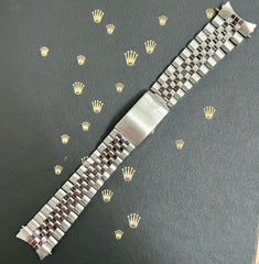 Rolex Datejust 1972 20mm Men's Jubilee Steel Band 6251H Ref 1601 "55" Ends