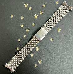 Rolex Datejust 1963 20mm Jubilee Bracelet Steel Crown Ref 1601 "55" end links