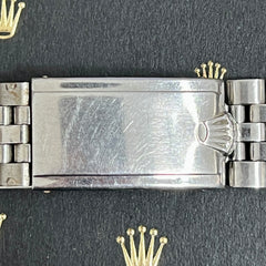 Rolex Datejust 1963 20mm Jubilee Bracelet Steel Crown Ref 1601 "55" end links