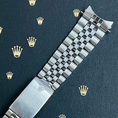 Rolex Datejust 20mm Men's Jubilee Band "55" Ends Steel Band 6251H Ref 1601