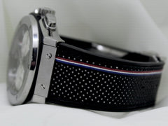 Hublot Classic Fusion 45mm Titanium Fixed Ceramic Bezel Black Dial Rubber Band