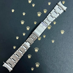 Rolex Date Midsize Oyster 17mm Stainless Steel Band Bracelet 7835 "351" Ends