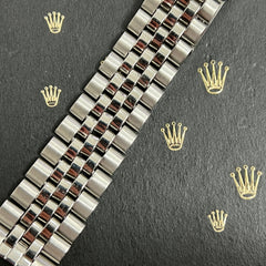 Rolex Datejust 1979 20mm Men's Jubilee Bracelet Steel Band "55" Ends Ref 1601