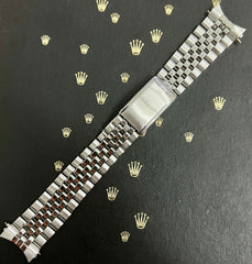 Rolex Datejust 1964 20mm Jubilee Bracelet Steel Crown Band "55" Ends Ref 1601