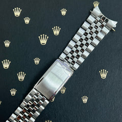Rolex Datejust 1964 20mm Jubilee Bracelet Steel Crown Band "55" Ends Ref 1601