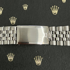 Rolex Datejust 1964 20mm Jubilee Bracelet Steel Crown Band "55" Ends Ref 1601