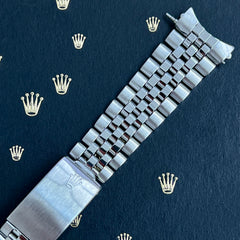 Rolex Datejust 20mm Men's Jubilee Bracelet Steel Band "55"ends Ref 1601