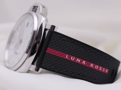 Panerai Luminor Due Luna Rossa 42mm Steel White Matte Rubber Band Dial PAM01673