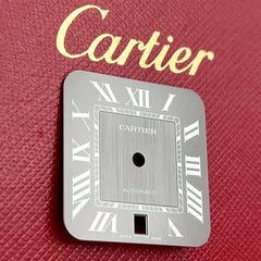 Santos de Cartier 39.8mm Stainless Steel Gray Automatic Dial WSSA0037