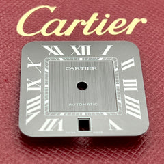 Santos de Cartier 39.8mm Stainless Steel Gray Automatic Dial WSSA0037