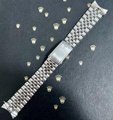 Rolex Datejust 20mm Men's Jubilee Bracelet Steel 1971 Band 6251H End"55"Ref 1601