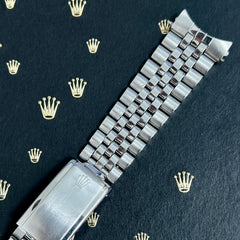 Rolex Datejust 20mm Men's Jubilee Bracelet Steel 1971 Band 6251H End"55"Ref 1601